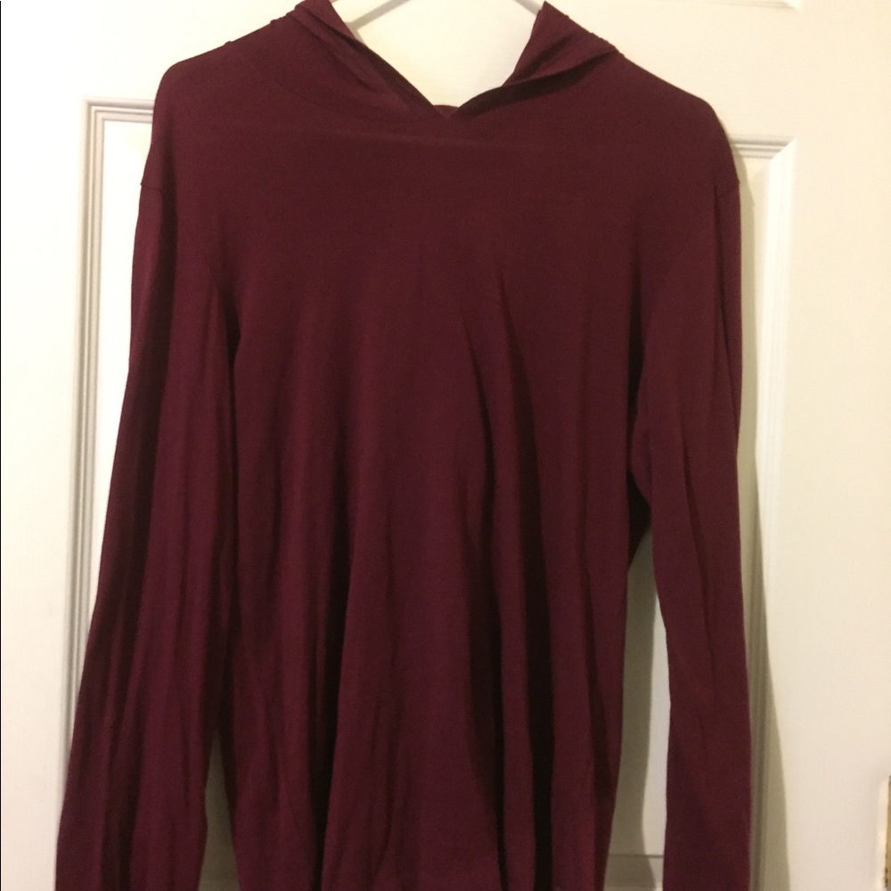 Men’s Lightwight Burgundy Sweatshirt